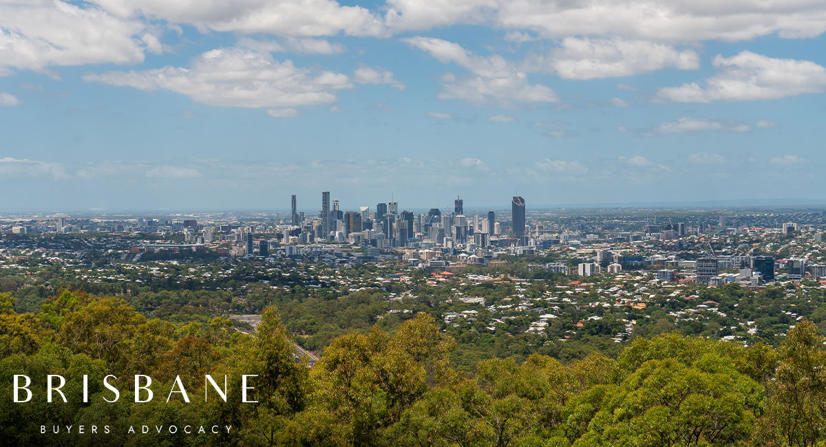 Cityscape view of Brisbane